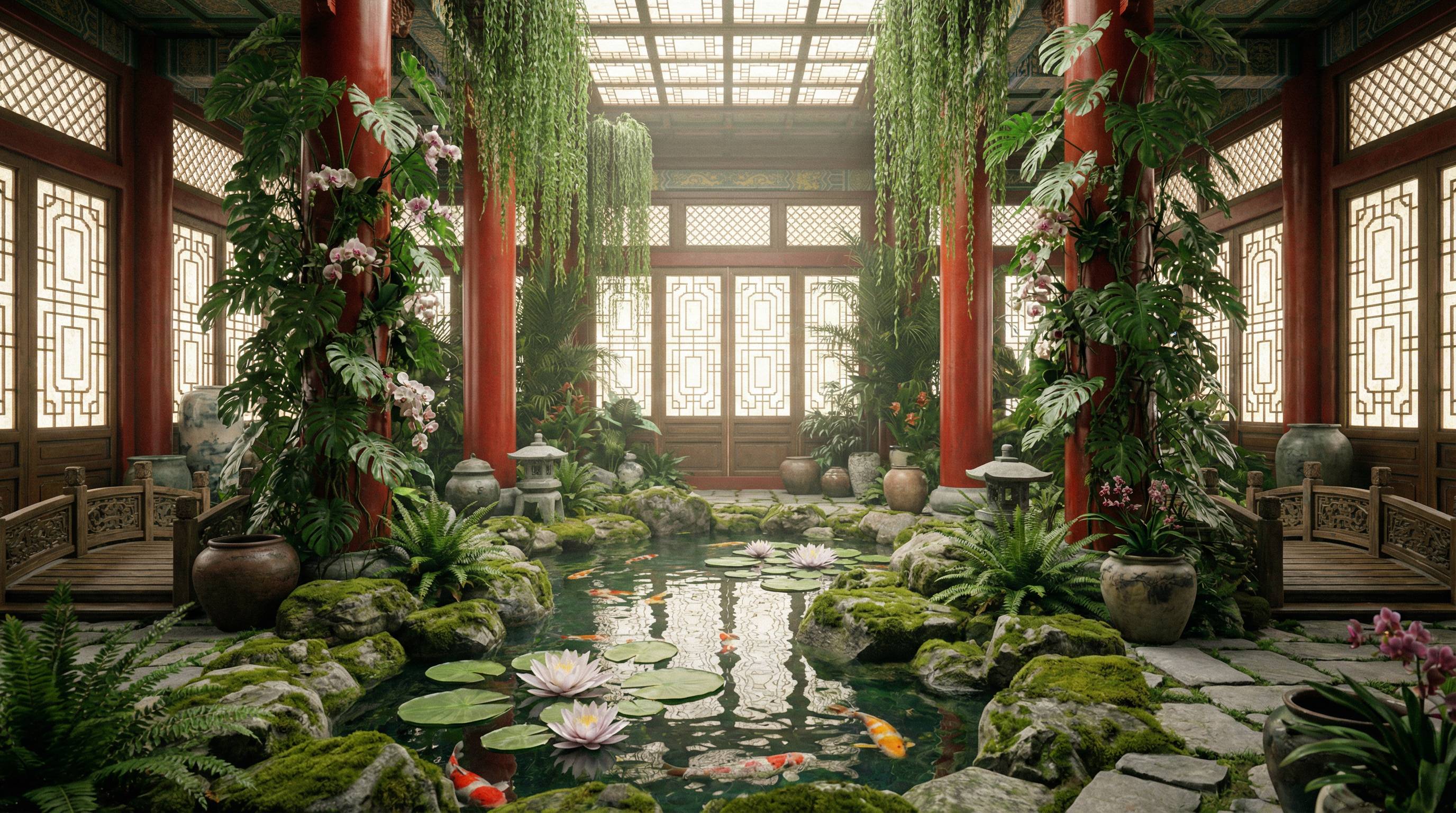 抖阴植物视频 - 室内植物园视频